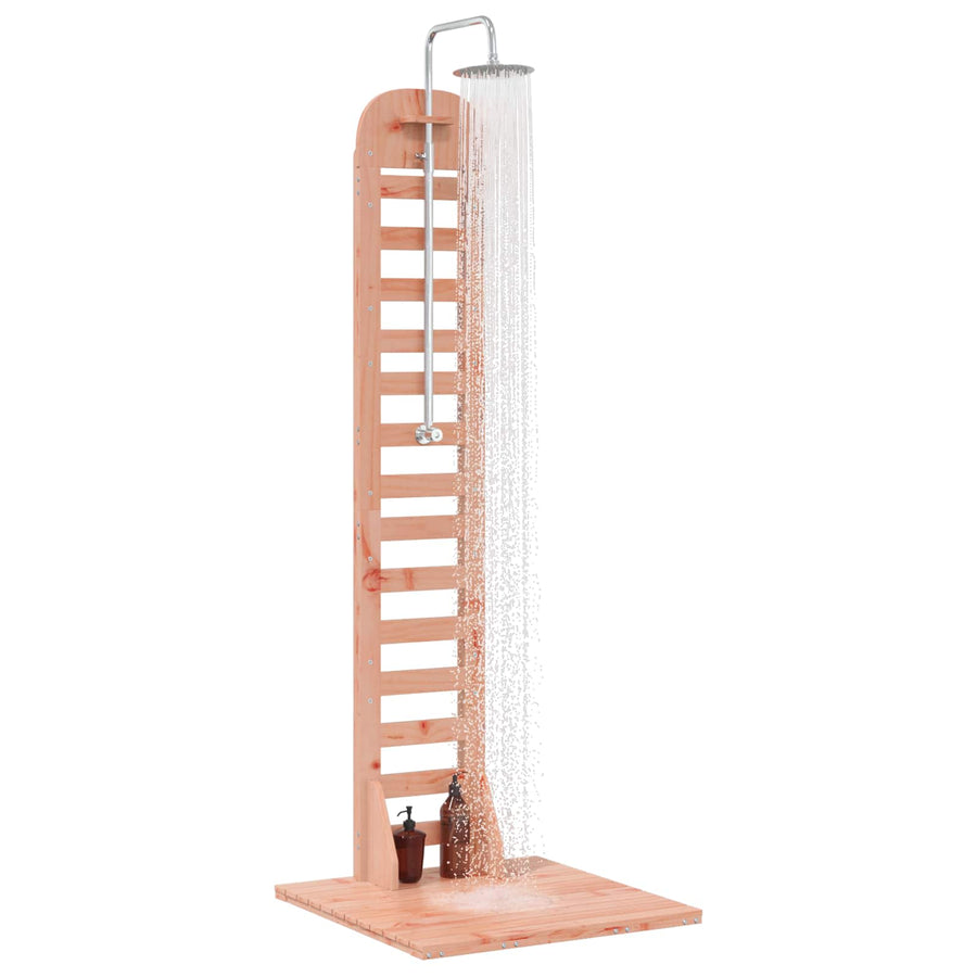 Buitendouche 223 cm Massief Douglas hout en roestvrij staal