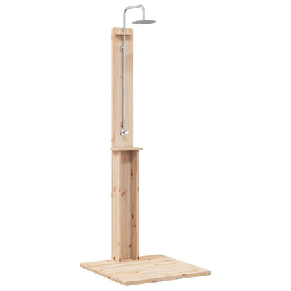 Buitendouche Naturel 75 x 76 x 217 cm Massief grenenhout