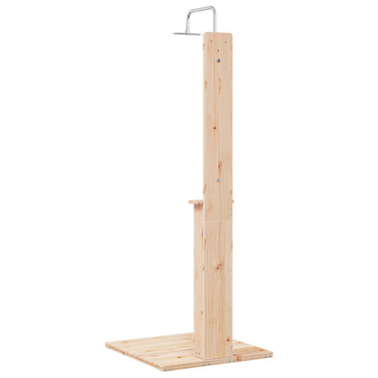 Buitendouche Naturel 75 x 76 x 217 cm Massief grenenhout
