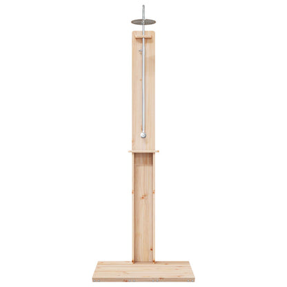 Buitendouche Naturel 75 x 76 x 217 cm Massief grenenhout