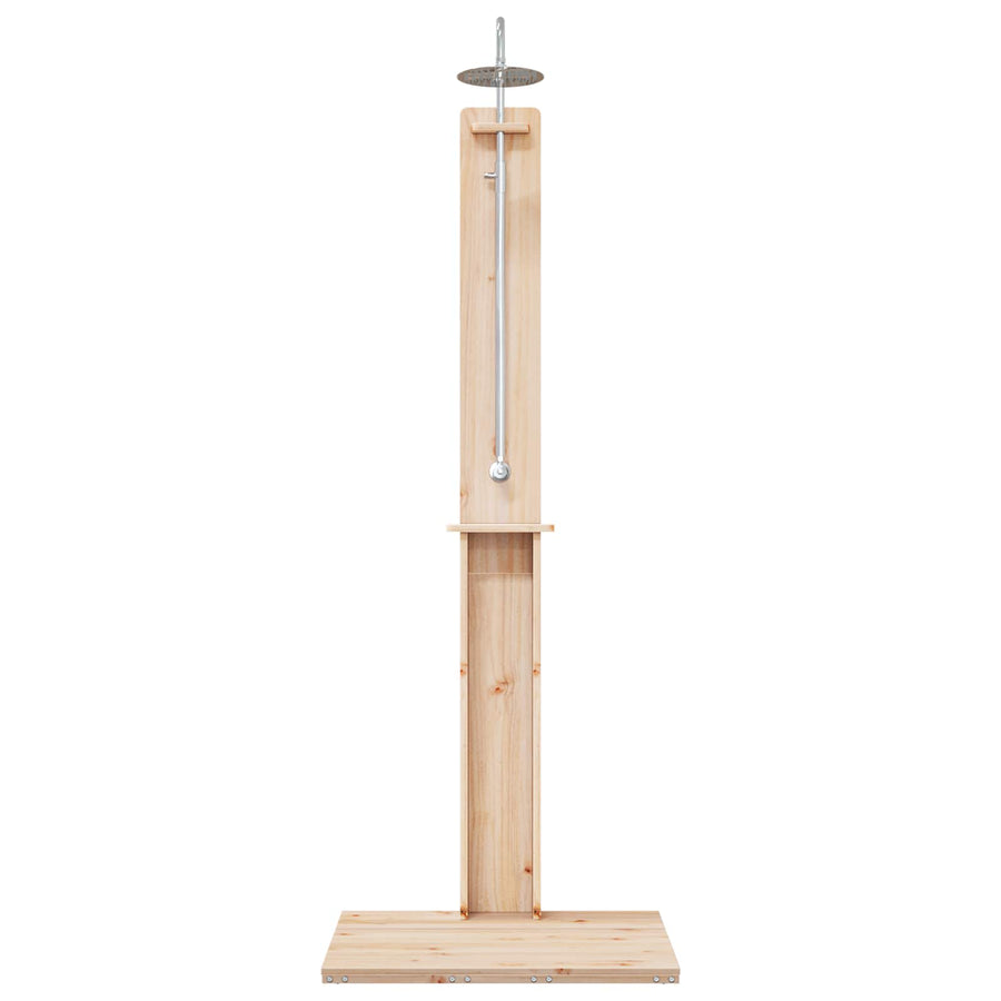 Buitendouche Naturel 75 x 76 x 217 cm Massief grenenhout
