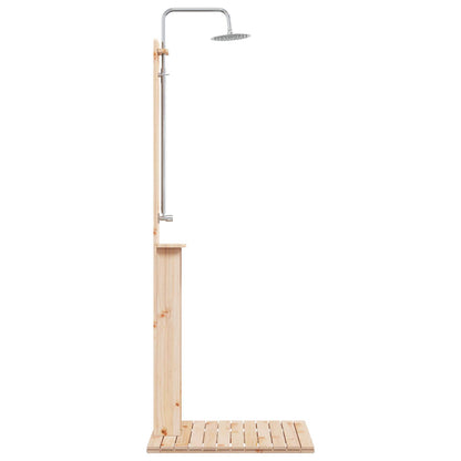 Buitendouche Naturel 75 x 76 x 217 cm Massief grenenhout
