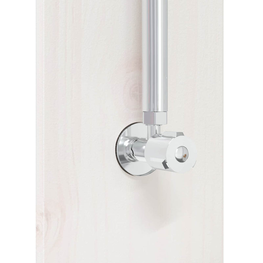 Buitendouche Wit 75 x 76 x 217 cm Massief grenenhout