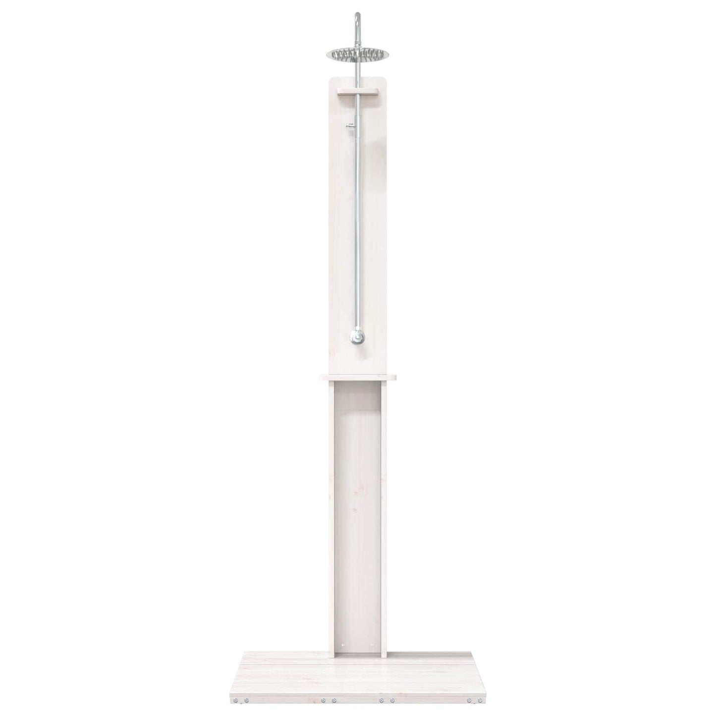 Buitendouche Wit 75 x 76 x 217 cm Massief grenenhout