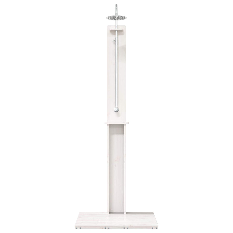 Buitendouche Wit 75 x 76 x 217 cm Massief grenenhout