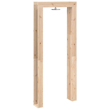 Buitendouche 226 cm Massief grenenhout en roestvrij staal