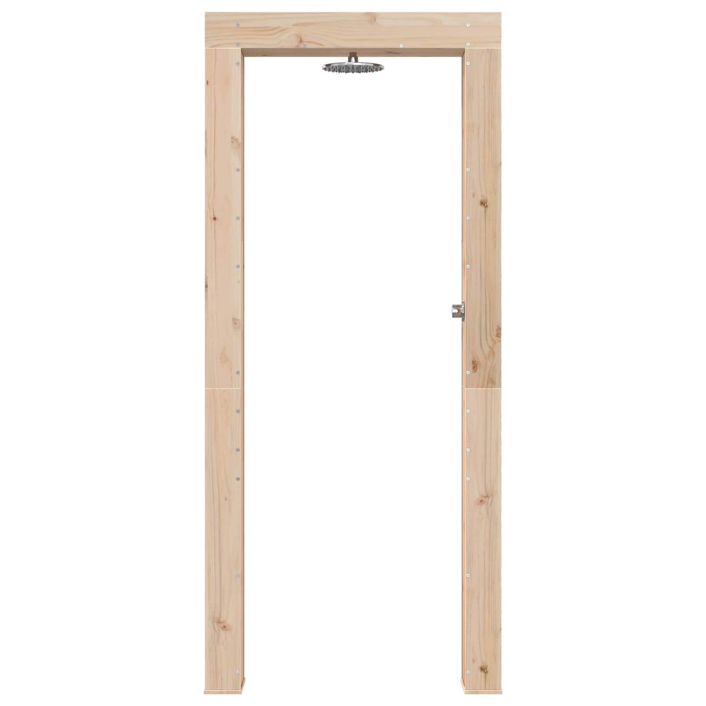 Buitendouche 226 cm Massief grenenhout en roestvrij staal