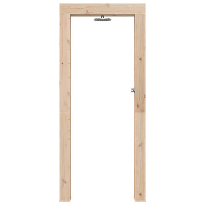 Buitendouche 226 cm Massief grenenhout en roestvrij staal