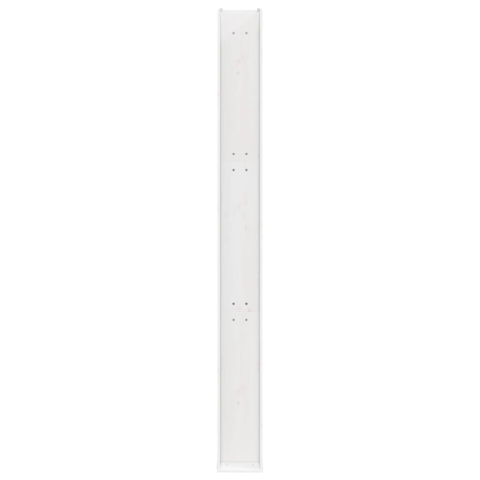 Buitendouche 226 cm Massief grenenhout en roestvrij staal Wit