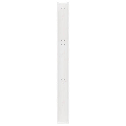 Buitendouche 226 cm Massief grenenhout en roestvrij staal Wit