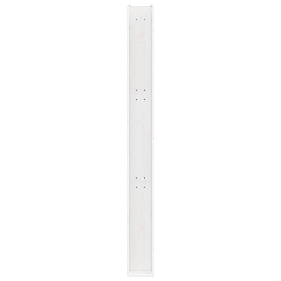Buitendouche 226 cm Massief grenenhout en roestvrij staal Wit