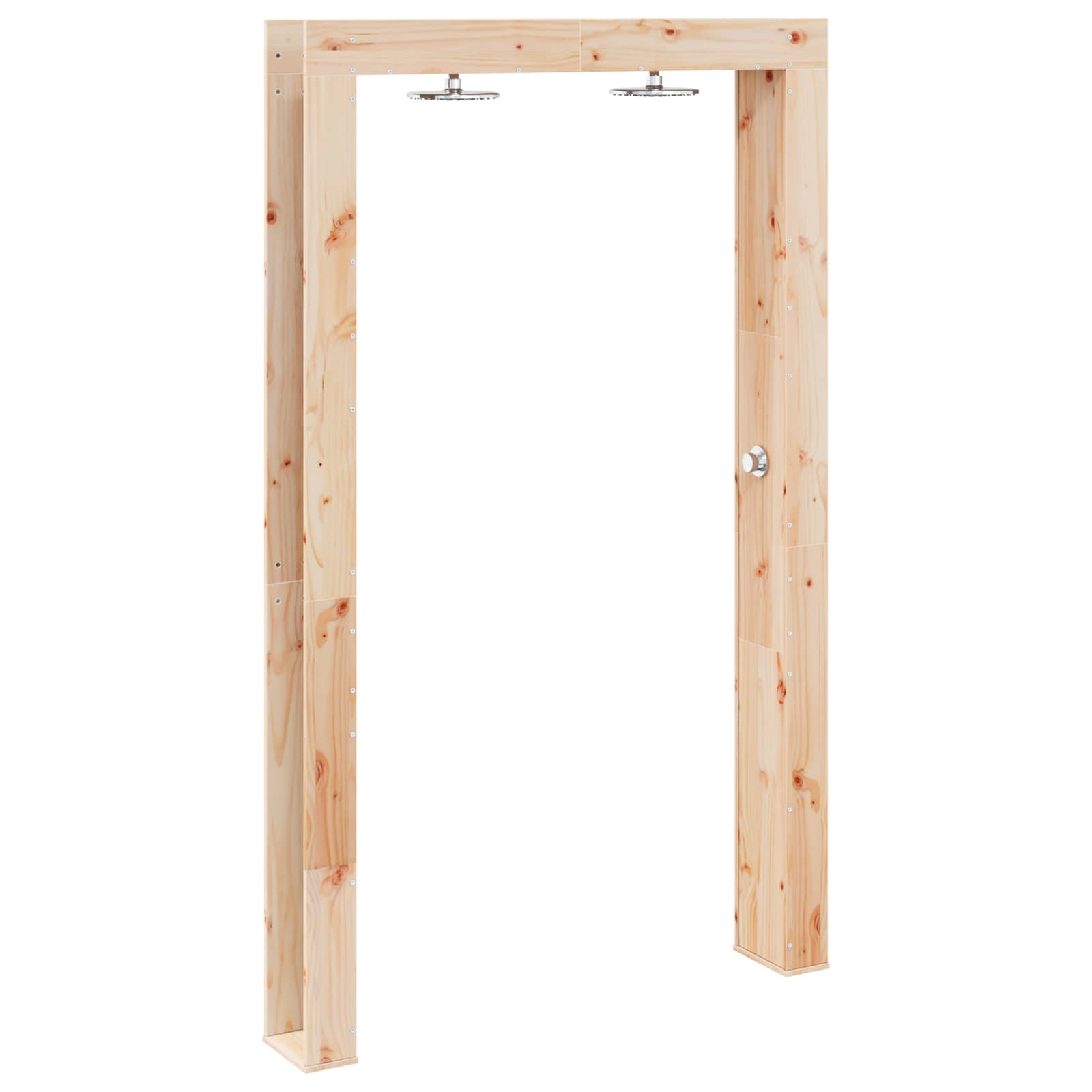 Buitendouche Naturel 137 x 23 x 226 cm Massief grenenhout