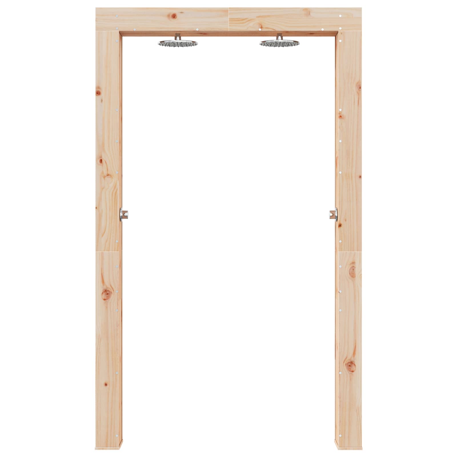 Buitendouche Naturel 137 x 23 x 226 cm Massief grenenhout