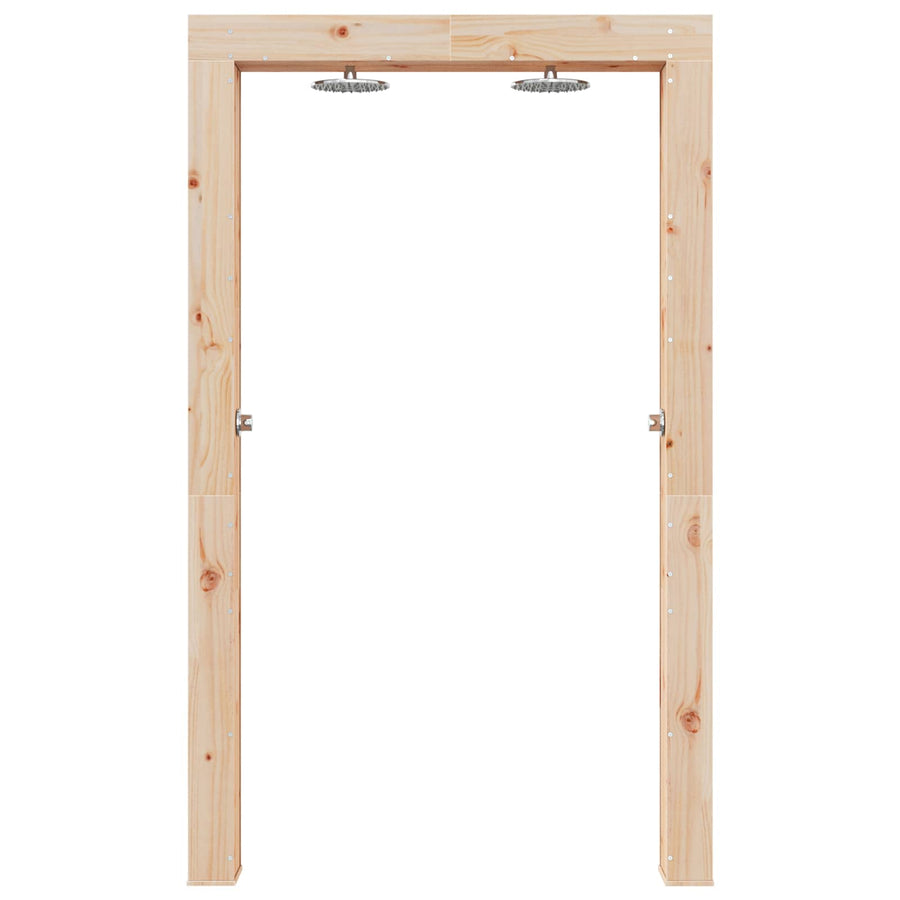 Buitendouche Naturel 137 x 23 x 226 cm Massief grenenhout