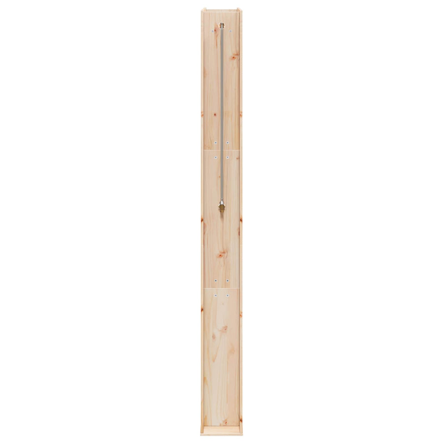 Buitendouche Naturel 137 x 23 x 226 cm Massief grenenhout