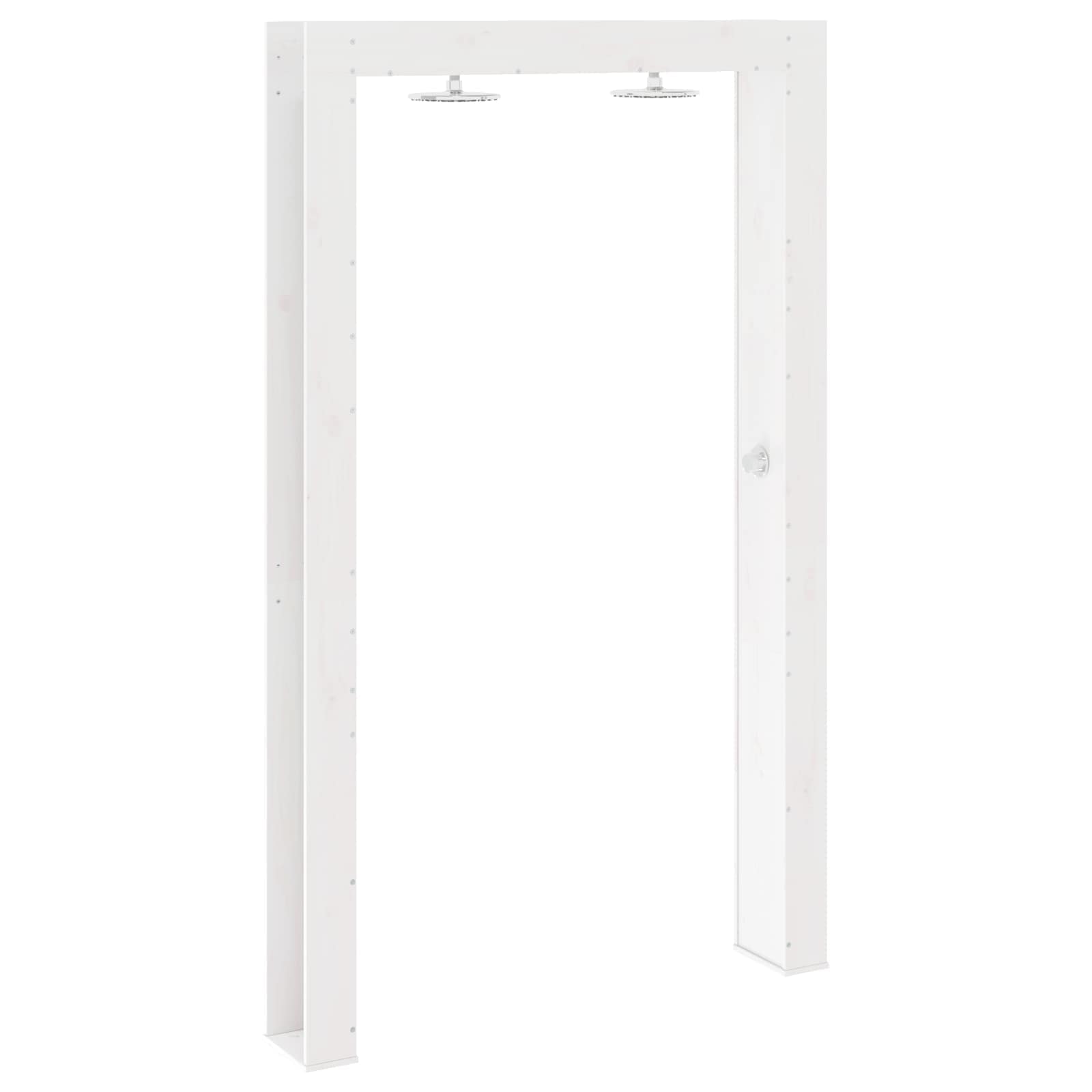 Buitendouche Wit 137 x 23 x 226 cm Massief grenenhout