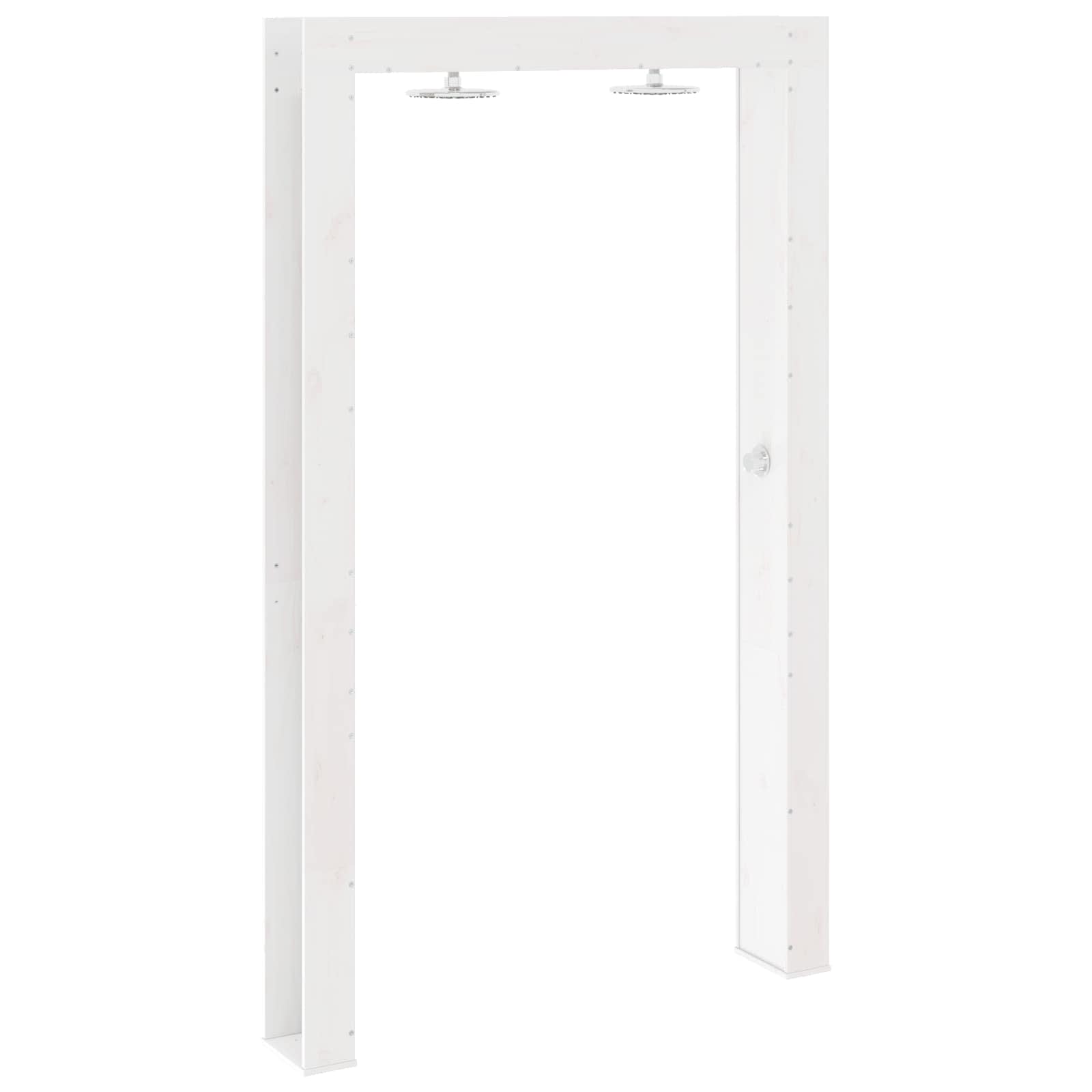 Buitendouche Wit 137 x 23 x 226 cm Massief grenenhout