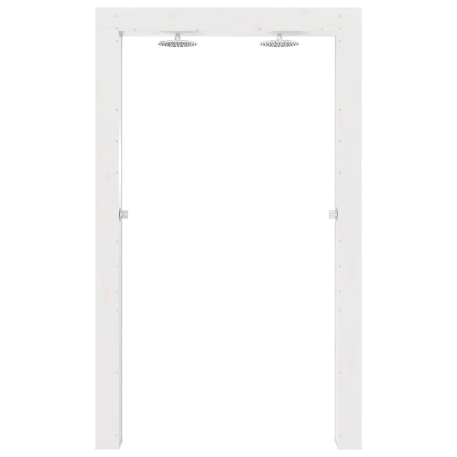 Buitendouche Wit 137 x 23 x 226 cm Massief grenenhout