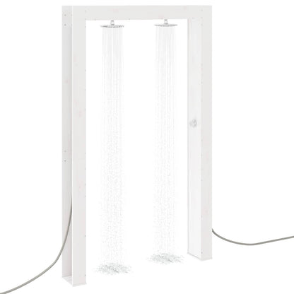Buitendouche Wit 137 x 23 x 226 cm Massief grenenhout