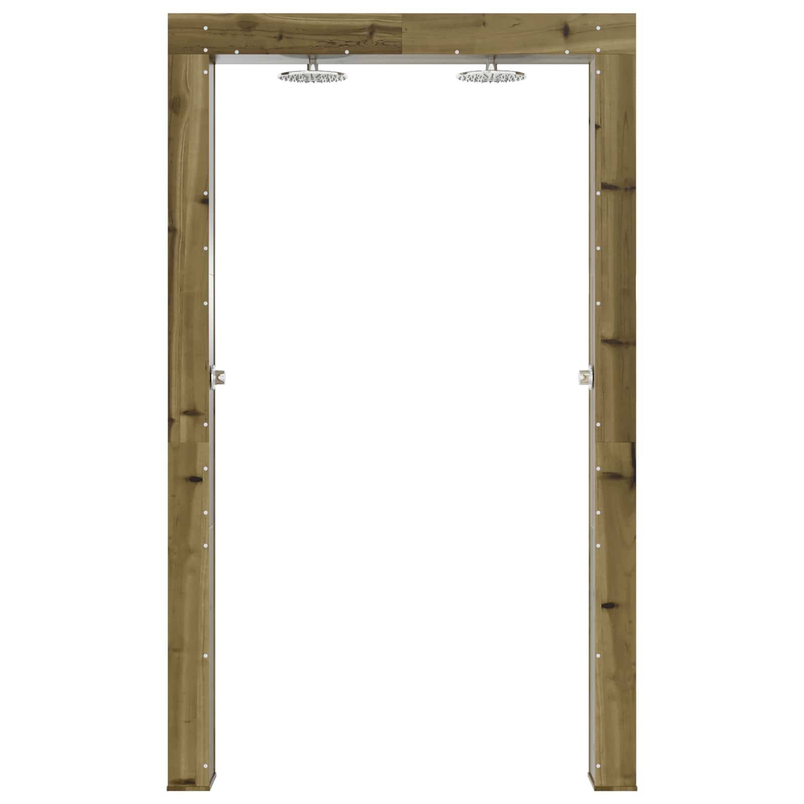 Buitendouche Naturel 137 x 23 x 226 cm Geïmpregneerd grenenhout