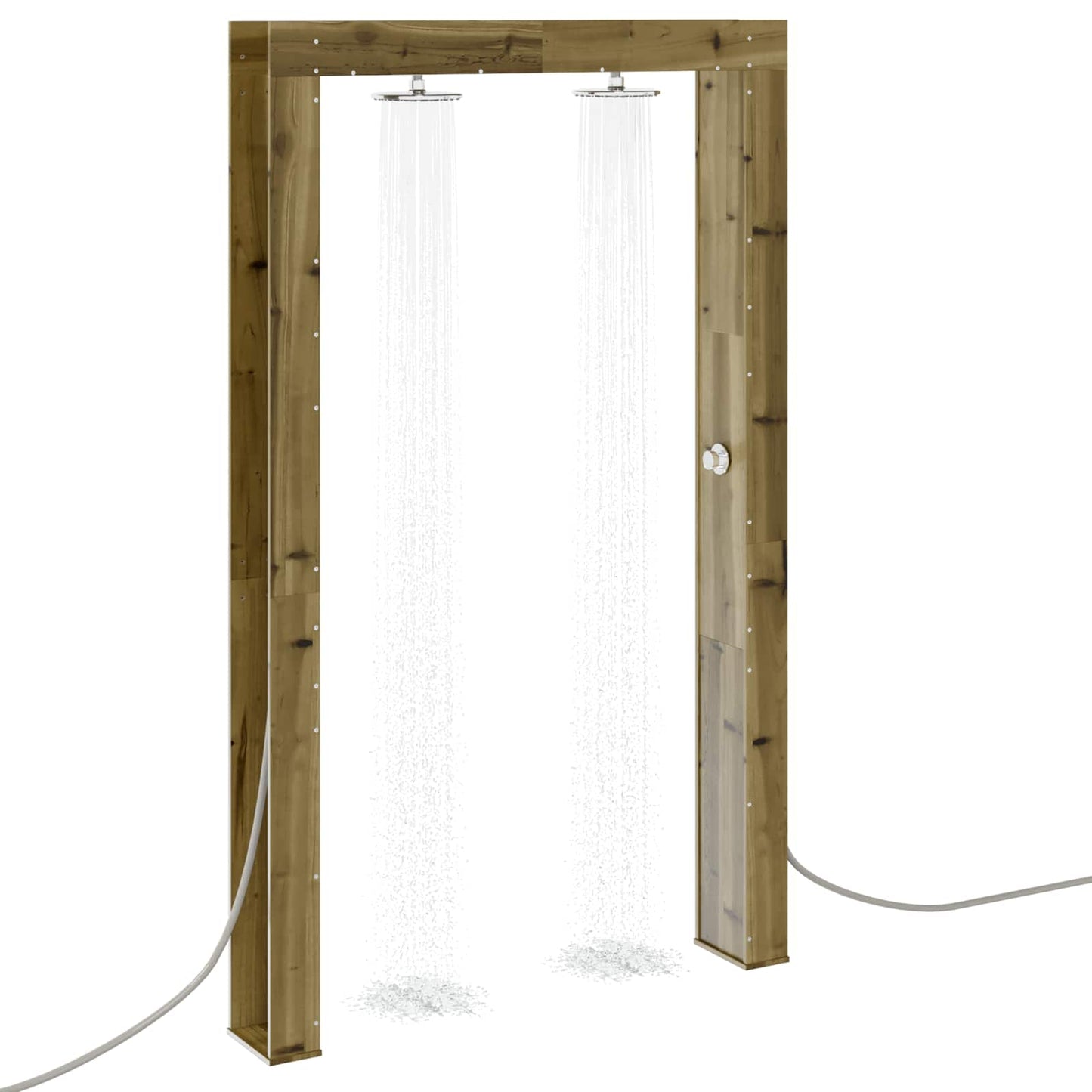 Buitendouche Naturel 137 x 23 x 226 cm Geïmpregneerd grenenhout