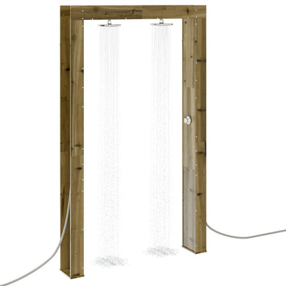 Buitendouche Naturel 137 x 23 x 226 cm Geïmpregneerd grenenhout