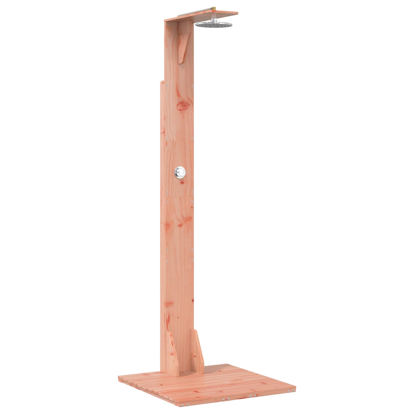 Buitendouche 214,5 cm Massief Douglas hout en roestvrij staal