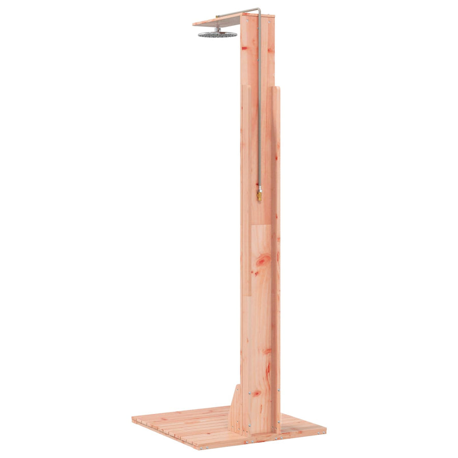Buitendouche 214,5 cm Massief Douglas hout en roestvrij staal
