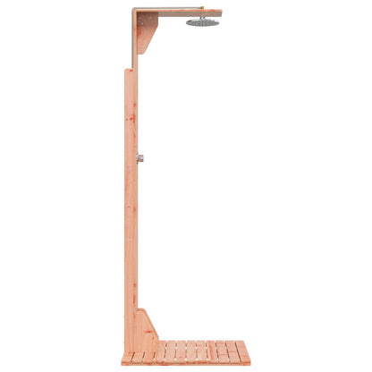 Buitendouche 214,5 cm Massief Douglas hout en roestvrij staal