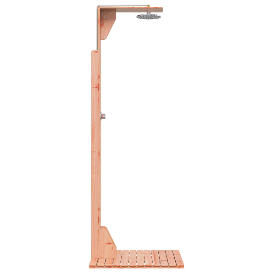 Buitendouche 214,5 cm Massief Douglas hout en roestvrij staal