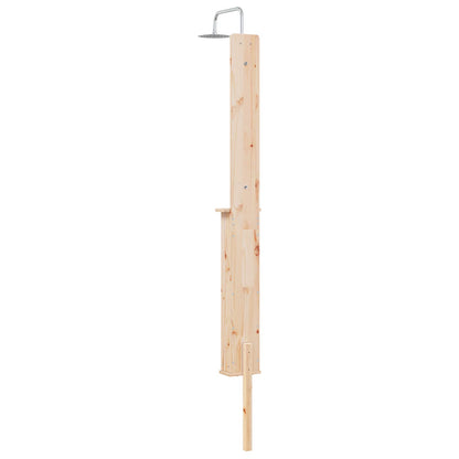 Buitendouche Naturel 24 x 19 x 246 cm Massief grenenhout