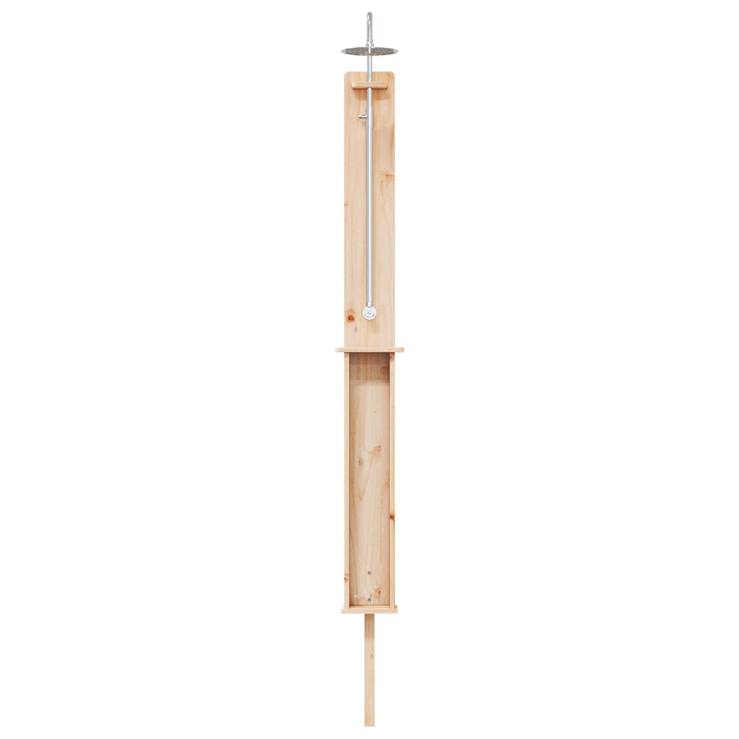 Buitendouche Naturel 24 x 19 x 246 cm Massief grenenhout
