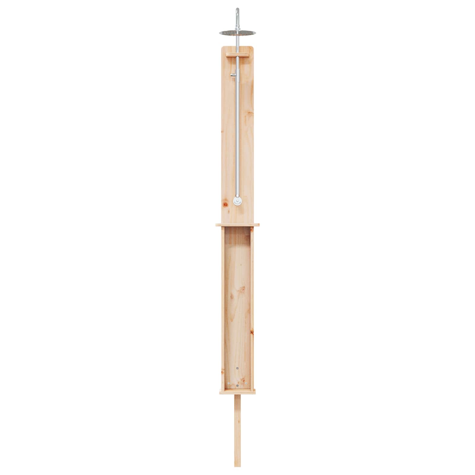Buitendouche Naturel 24 x 19 x 246 cm Massief grenenhout