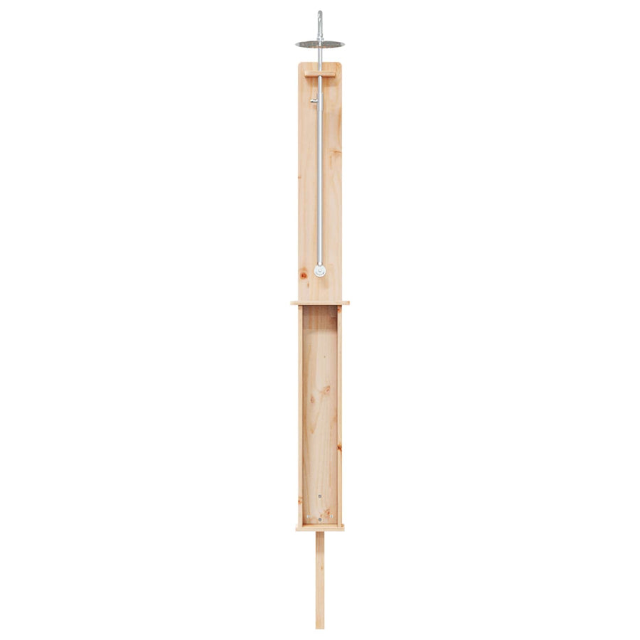 Buitendouche Naturel 24 x 19 x 246 cm Massief grenenhout