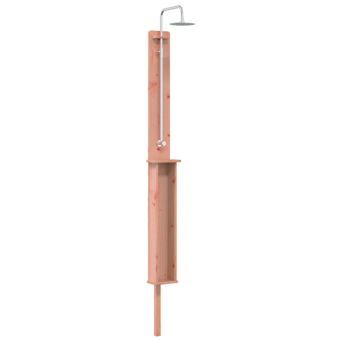 Buitendouche 246 cm Massief Douglas hout en roestvrij staal