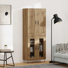 Tall cabinet Artisan Oak 69.5 x 34 x 180 cm Engineered wood