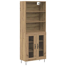 Hoge kast Artisan Eiken 69,5 x 32,5 x 180 cm Bewerkt hout