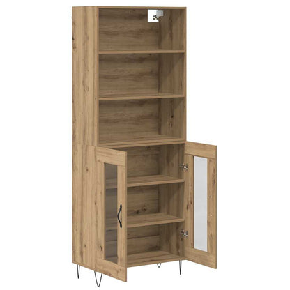 Hoge kast Artisan Eiken 69,5 x 32,5 x 180 cm Bewerkt hout