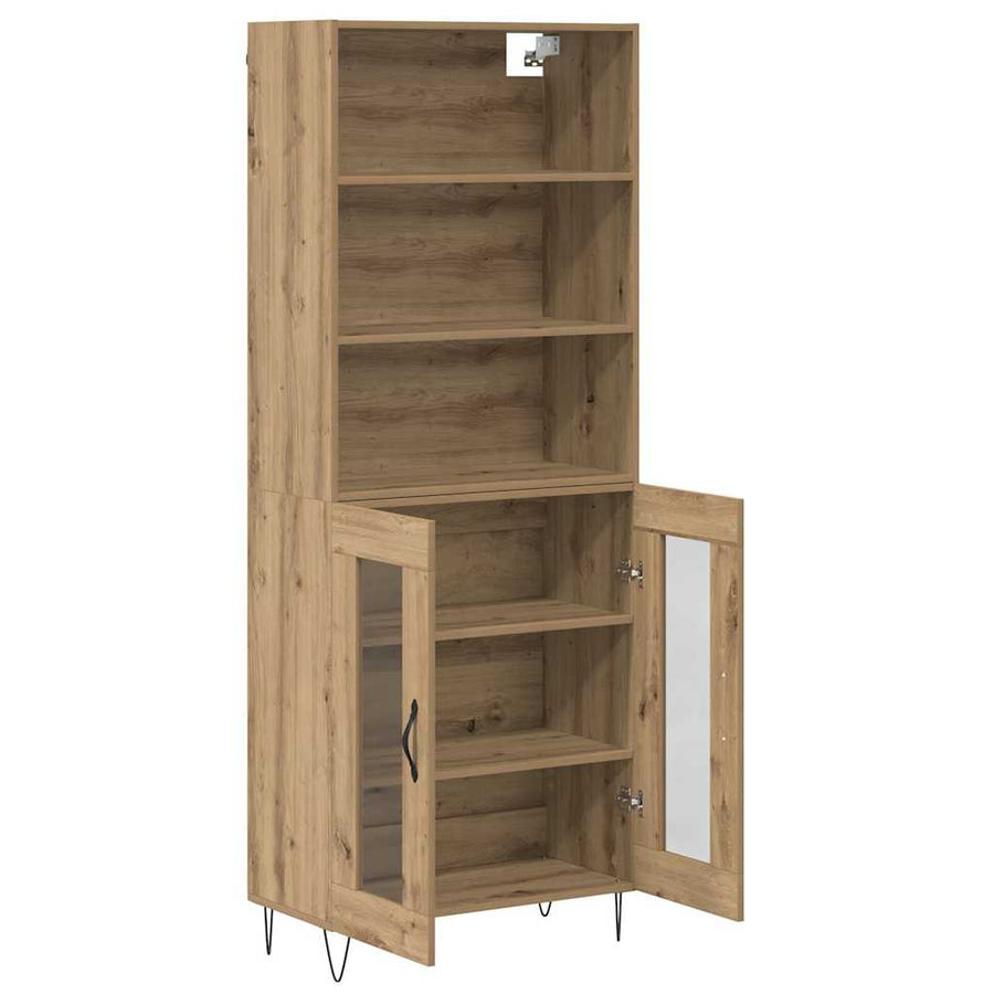 Hoge kast Artisan Eiken 69,5 x 32,5 x 180 cm Bewerkt hout