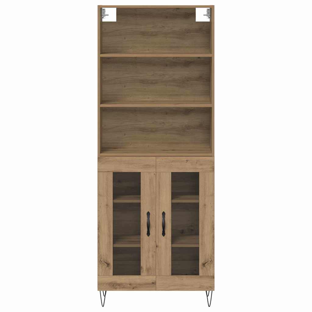 Hoge kast Artisan Eiken 69,5 x 32,5 x 180 cm Bewerkt hout