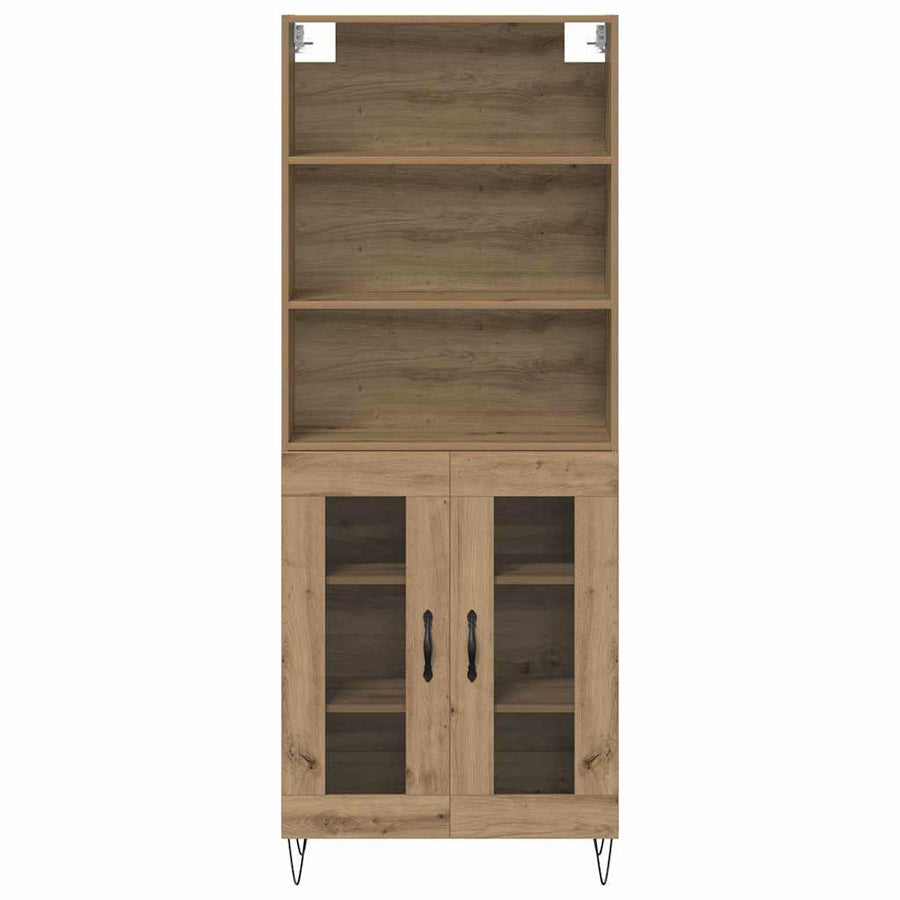 Hoge kast Artisan Eiken 69,5 x 32,5 x 180 cm Bewerkt hout