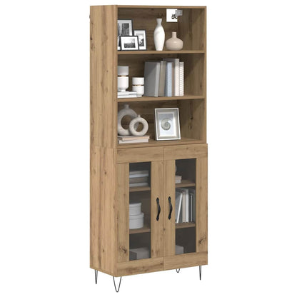Hoge kast Artisan Eiken 69,5 x 32,5 x 180 cm Bewerkt hout