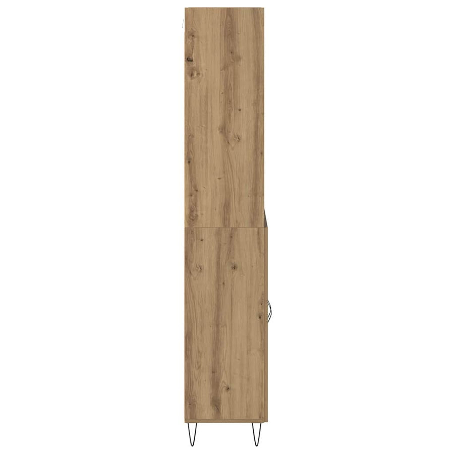 Hoge kast Artisan Eiken 69,5 x 32,5 x 180 cm Bewerkt hout