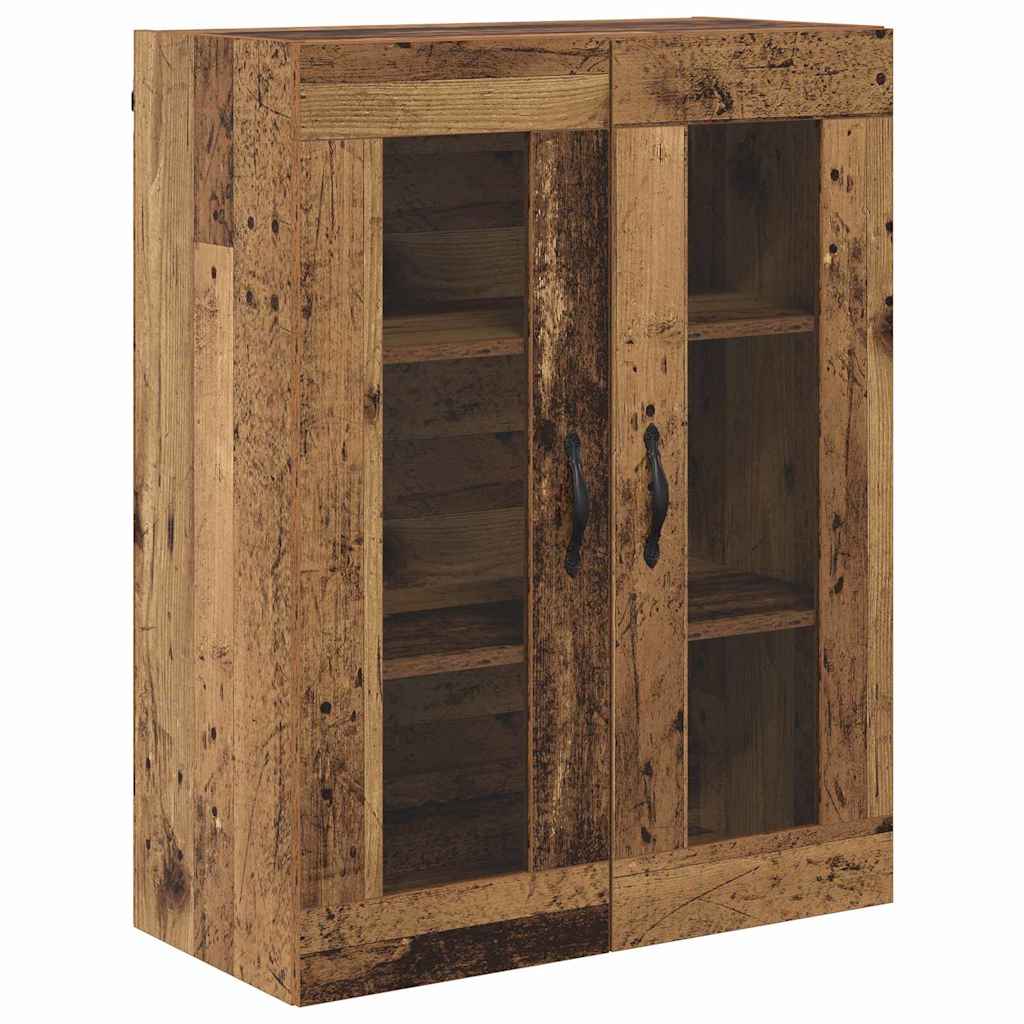 Hoge kast Oud Hout 69,5 x 34 x 180 cm Bewerkt hout