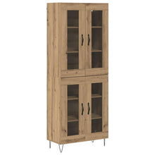 Hoge kast Artisan Eiken 69,5 x 34 x 180 cm Bewerkt hout