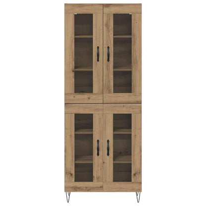 Hoge kast Artisan Eiken 69,5 x 34 x 180 cm Bewerkt hout
