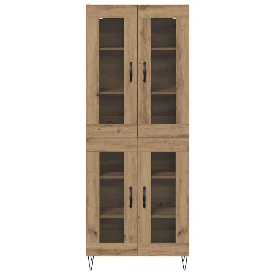 Hoge kast Artisan Eiken 69,5 x 34 x 180 cm Bewerkt hout
