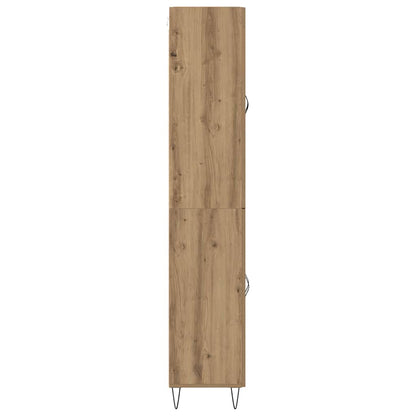 Hoge kast Artisan Eiken 69,5 x 34 x 180 cm Bewerkt hout