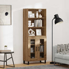 Tall cabinet Artisan Oak 69.5 x 34 x 180 cm Engineered wood