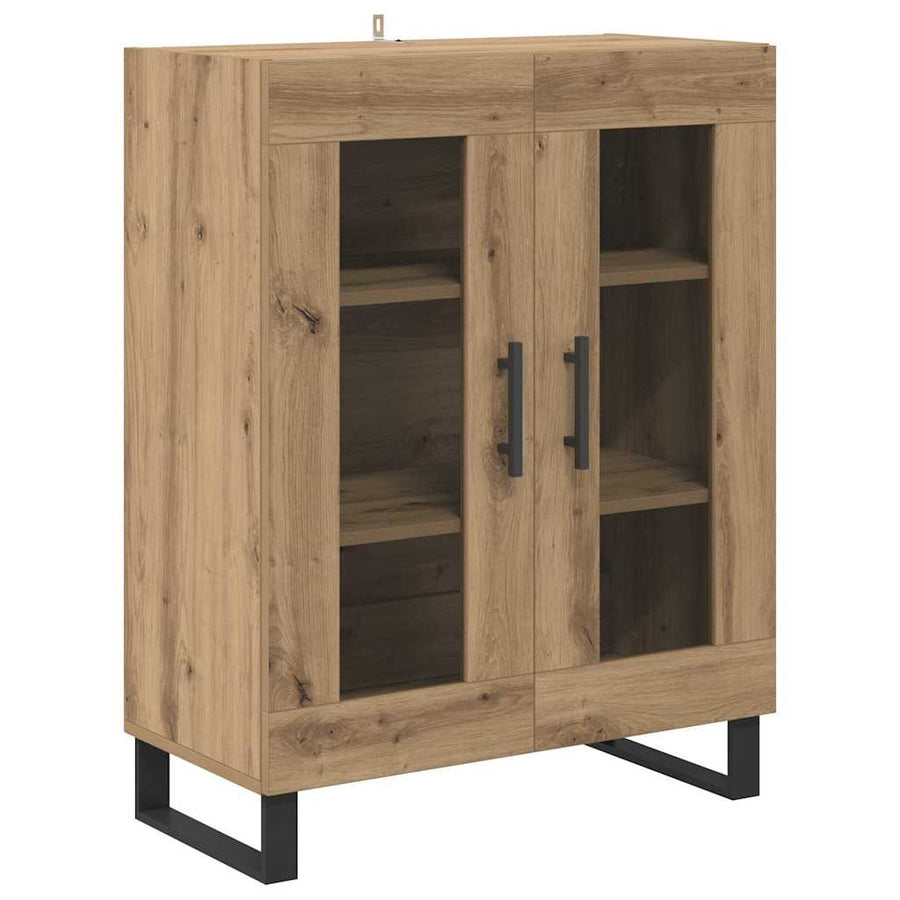 Hoge kast Artisan Eiken 69,5 x 34 x 180 cm Bewerkt hout